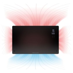 Convecteur en verre 2000W Noir Proficare PC-GKH3119-Noir