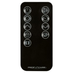Convecteur en verre 2000W Noir Proficare PC-GKH3119-Noir