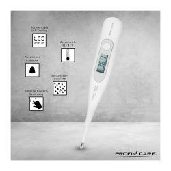Proficare PC-FT 3057 Digital Thermometer White