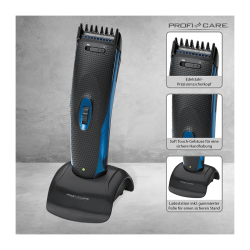 Proficare PC-HSM/R 3052 NE Professional hair/beard trimmer and nose/ear epilator Black/Blue