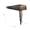 2200W Proficare PC-HT 3010 Brown Hairdryer