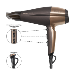 Sèche-cheveux 2200W Proficare PC-HT 3010 Marron