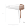 Sèche-cheveux 2200W Proficare PC-HT 3010 Blanc