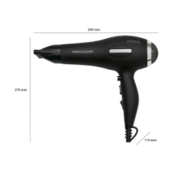 Professional hair dryer 2200W Proficare PC-HT 3017 Black