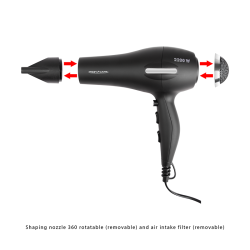 Professional hair dryer 2200W Proficare PC-HT 3017 Black