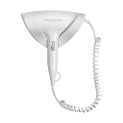 Sèche-cheveux mural compact 1800W Proficare PC-HT 3044 Blanc