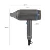 1800W Proficare PC-HT 3082 Hair dryer Blue/Anthracite