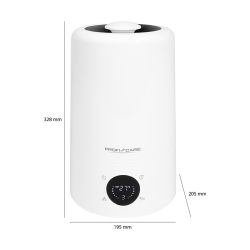Proficare PC-LB 3077 Air humidifier White