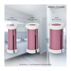 Proficare PC-LW 3028 Heating Curlers White/Bordeaux