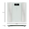 Proficare PC-PW 3007 FA White 8-in-1 bathroom scale