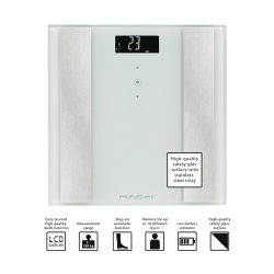 Proficare PC-PW 3007 FA White 8-in-1 bathroom scale