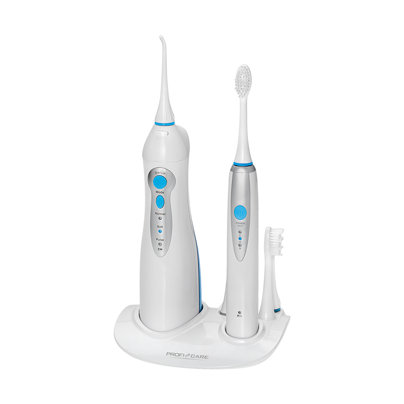 Combiné Brosse a dent et jet dentaire électrique Proficare PC-DC 3031 Blanc