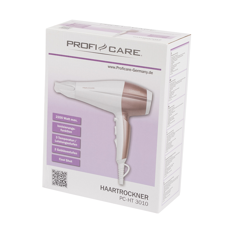 2200W Proficare Hair 3010 PC-HT White dryer