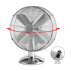 Stainless steel design table fan 30 cm Proficare PC-VL 3063 M