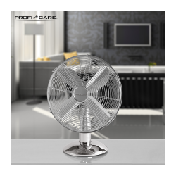 Stainless steel design table fan 30 cm Proficare PC-VL 3063 M