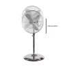 40cm Proficare PC-VL 3064 MS stainless steel pedestal fan