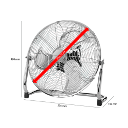 Brasseur d'air design Inox 45cm Proficare PC-VL3066WM