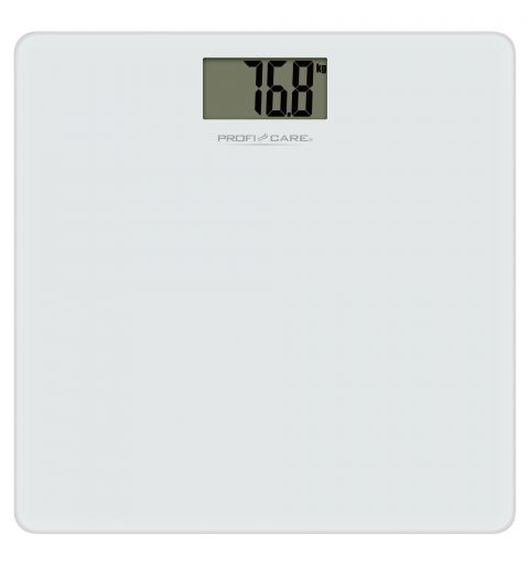 Glass bathroom scale Proficare White PC-PW 3122 White