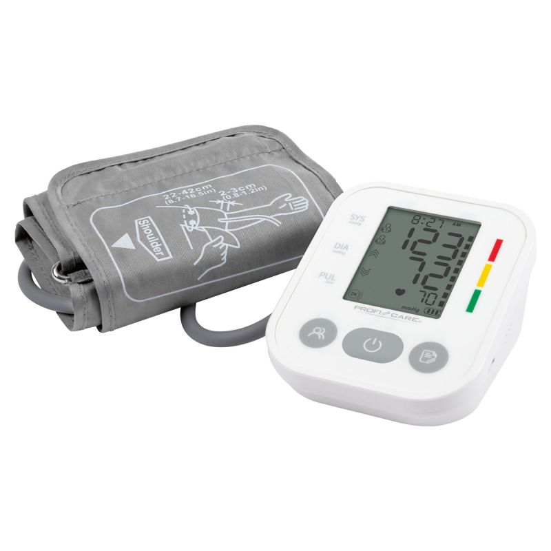 Upper arm blood pressure monitor with Proficare PC-BMG 3121