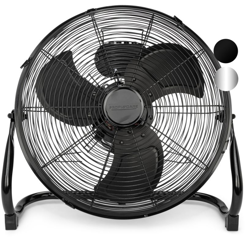 Stainless steel designer air fan Black 40cm Proficare PC-VL 3065 WM Black