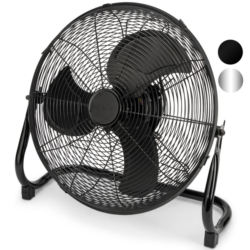 Stainless steel designer air fan Black 40cm Proficare PC-VL 3065 WM Black