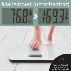 Proficare PC-PW3112-White kinetic bathroom scale