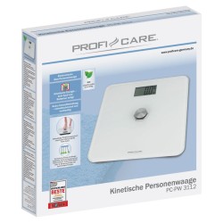 Proficare PC-PW3112-White kinetic bathroom scale