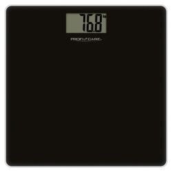 Electronic bathroom scale with proficare Black LCD display PC-PW3122-Black