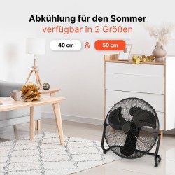 Brasseur d'air design Noir 50cm Proficare PC-VL3067WM-Noir