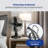 25 cm black design table fan Proficare PC-VL3062M-Black