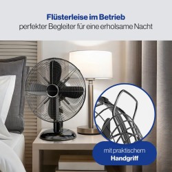 Design table fan Black 30 cm Proficare PC-VL3063M-Black