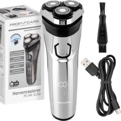 Tondeuse à barbe sans fil IPX6 Noir Proficare PC-HR3139-Noir