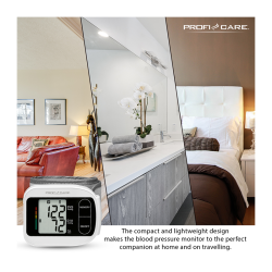 Tensiomètre pour Poignet Proficare PC-BMG 3018 Blanc