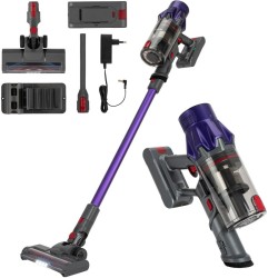 Aspirateur 2en1 à main et balai sans fil 300W Violet Proficare PC-BS3148A-PUR